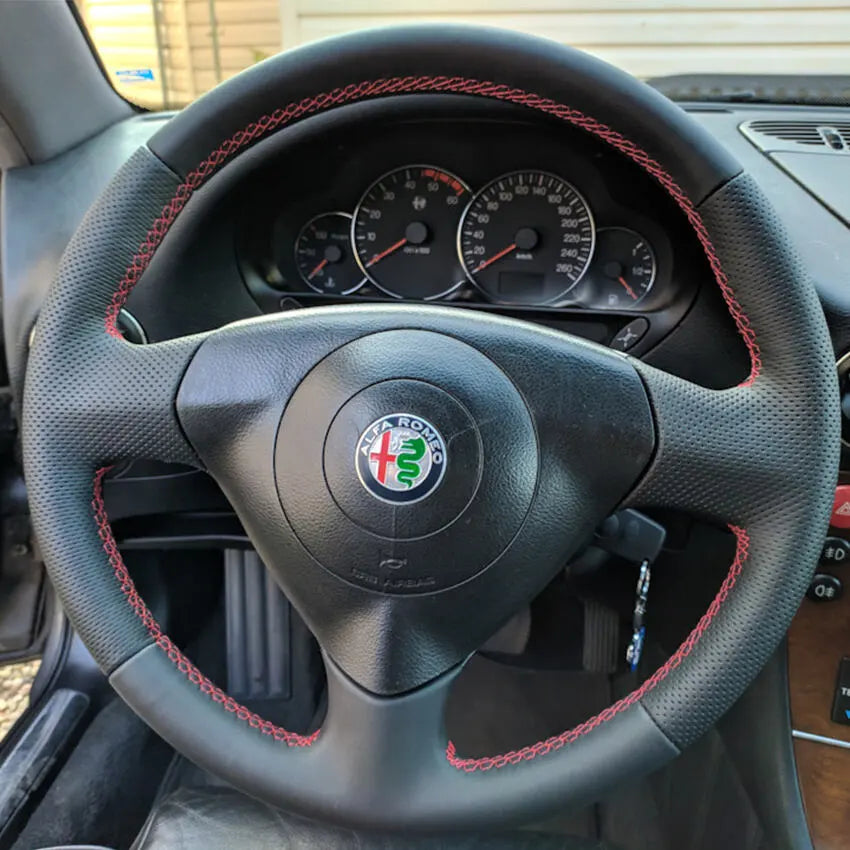 Steering Wheel Cover Kits for Alfa Romeo 147 156 Crosswagon 2000-2011