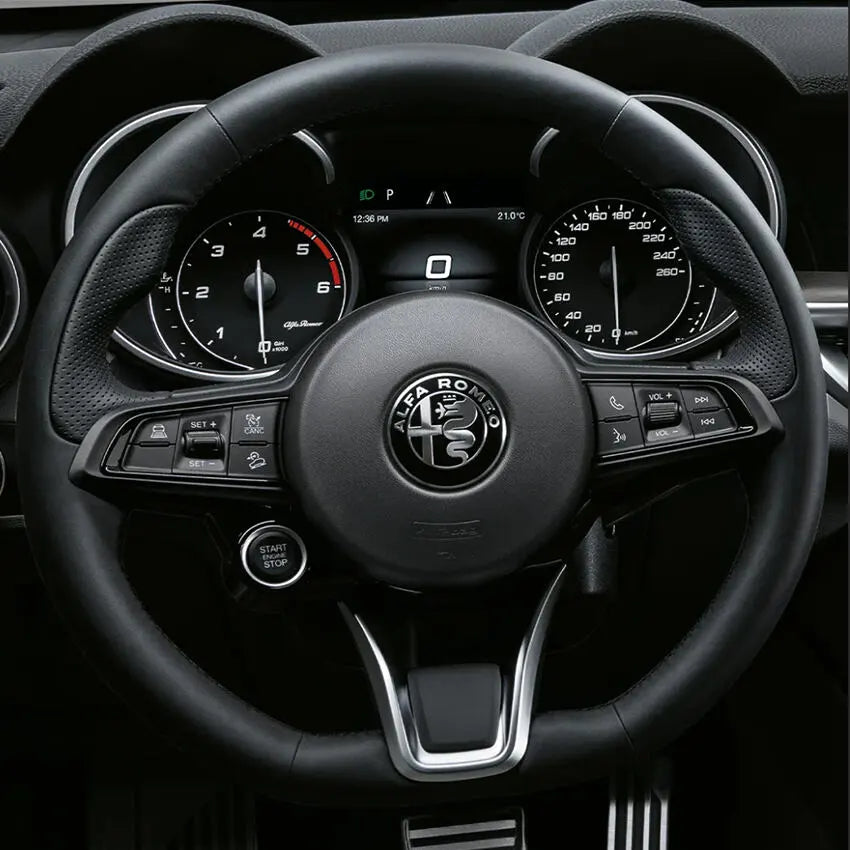 Steering Wheel Cover Kits for Alfa Romeo Giulia Stelvio 2020-2023