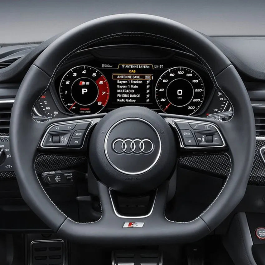 Steering Wheel Cover Kits for Audi A1 A3 A4 A5 S3 S4 S5 RS3 RS4 RS5 Q2 SQ2 2015-2023