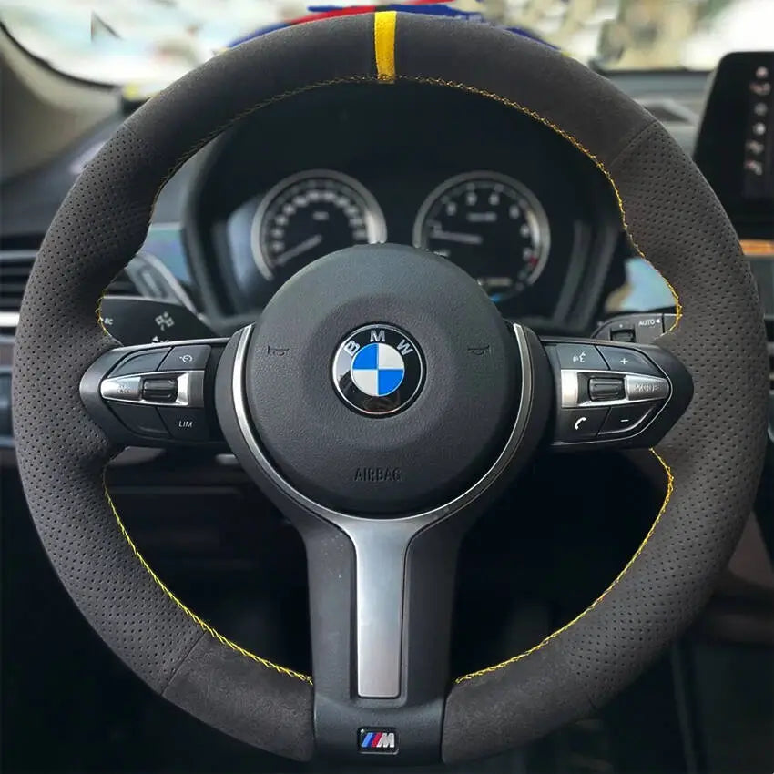 Steering Wheel Cover Kits for BMW BMW X1 X2 X3 X4 X5 X6 F10 F11 F12 F20 F21 M135i M140i F45 F46 M235i M240i F30 F31 F32 F33 F34 F36 M Sport