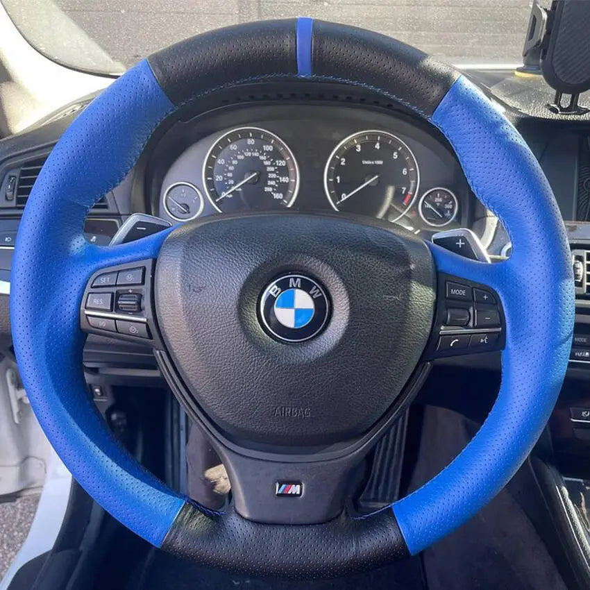 Steering Wheel Cover Kits for BMW M5 F01 F02 F06 F07 F10 F11 F12 F13 2008-2015