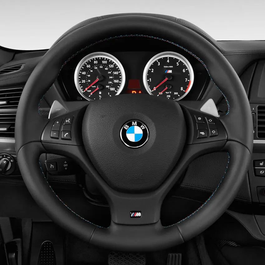 Steering Wheel Cover Kits for BMW X5 X6 E70 E71 M50d M Sport 2006-2014