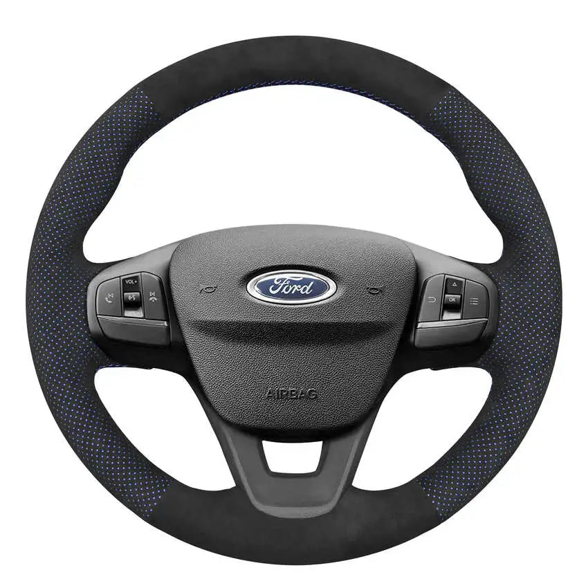 Steering Wheel Cover Kits for Ford Bronco Sport Escape E-Transit Maverick Tourneo Courier Custom Ford Focus IV Fiesta VIII Puma 2017-2024