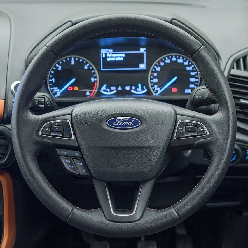 Steering Wheel Cover Kits for Ford Focus Kuga C-MAX Ecosport Escape 2015-2020