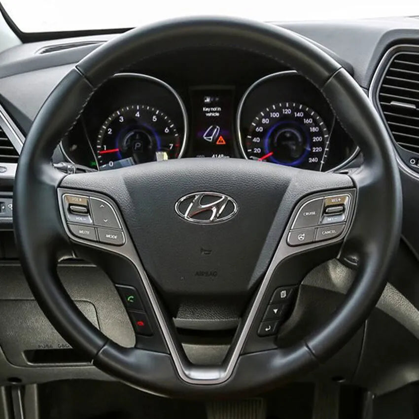 Steering Wheel Cover Kits for Hyundai Santa Fe XL Grand Santa Fe H350 2013-2019