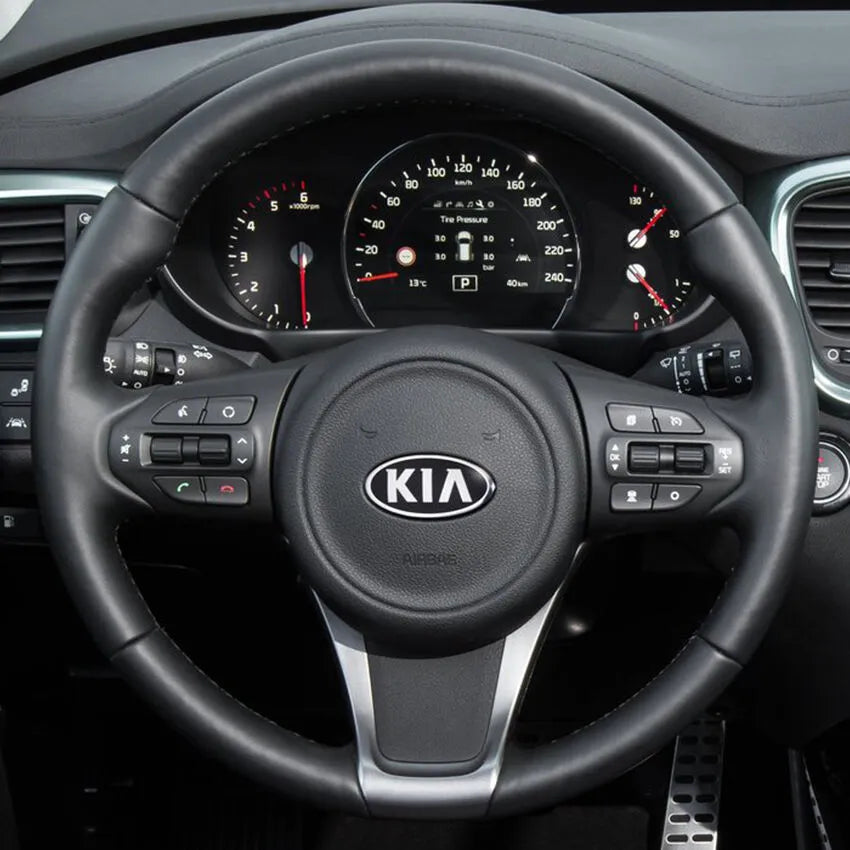 Steering Wheel Cover Kits for Kia Sedona Sorento 3 Carnival 3 2015-2018