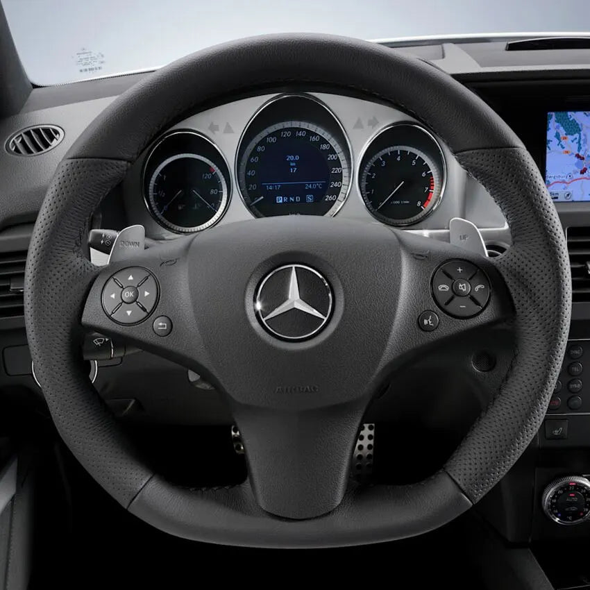 Steering Wheel Cover Kits for Mercedes Benz C63 W204 C219 W212 R230 C197 R197 AMG 2008-2015