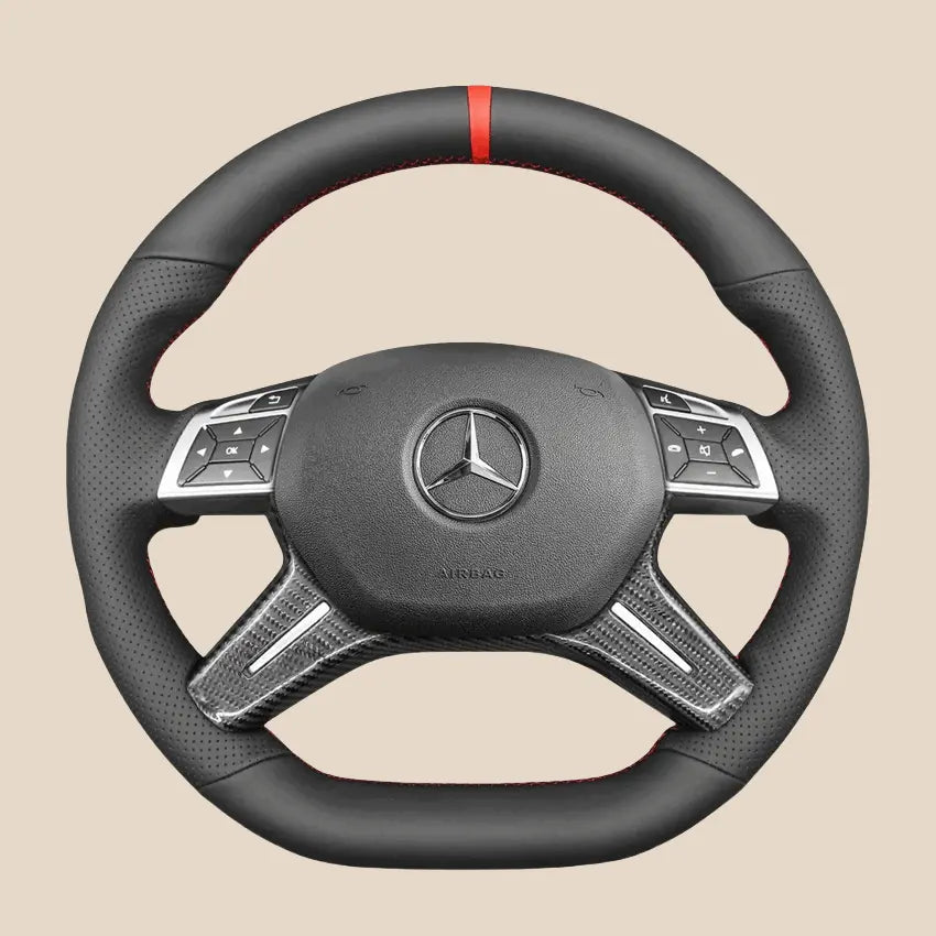 Steering Wheel Cover Kits for Mercedes Benz ML63 2012 2013 2014 2015 2016 2017 2018