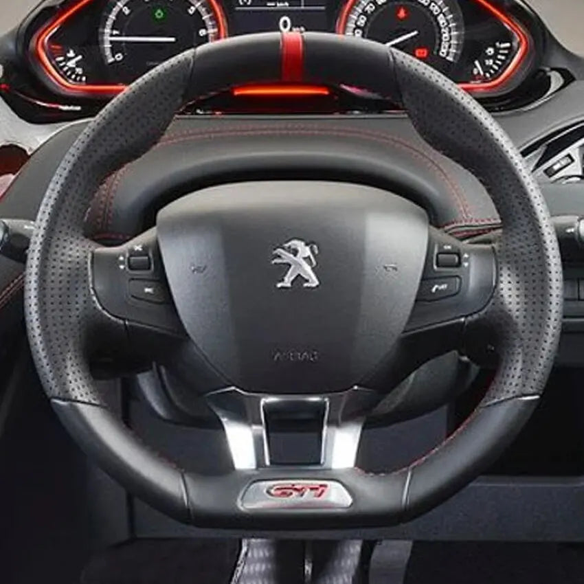 Steering Wheel Cover Kits for Peugeot GTi GT Line GT 208 308 308 SW 2008 2013-2019