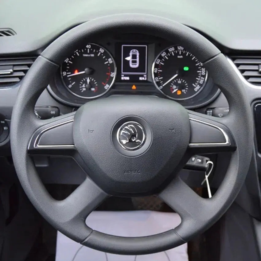 Steering Wheel Cover Kits for Skoda Octavia Fabia 2013 2014