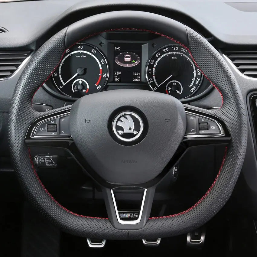 Steering Wheel Cover Kits for Skoda Octavia Fabia Kodiaq Citigo Superb Scala 2015-2019