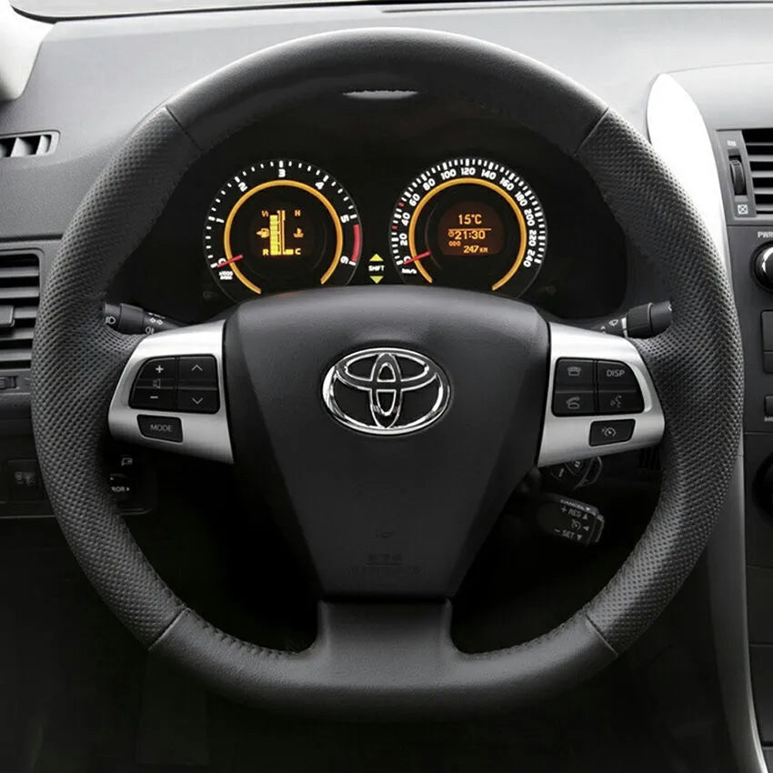 Steering Wheel Cover Kits for Toyota Corolla RAV4 Auris Wish Vanguard Voxy Matrix 2009-2017