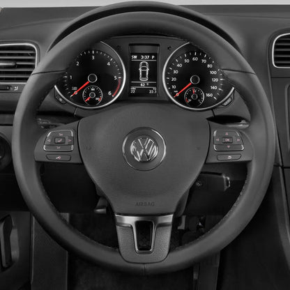 Steering Wheel Cover Kits for Volkswagen Tiguan Golf Plus Passat CC Alltrack Variant Touran Jetta Sharan EOS Amarok Caddy California Caravelle 2009-2017