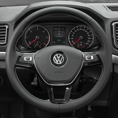 Steering Wheel Cover Kits for Volkswagen VW Amarok T6 California Caravelle Kombi Multivan Transporter 2015-2021